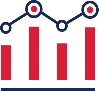 illustrated data chart icon