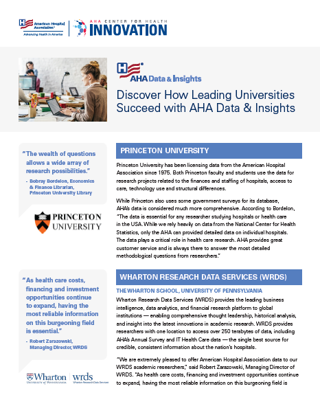 discover how leading universities succeed with AHA data